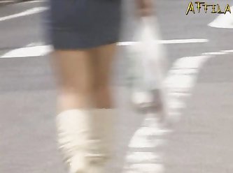 Smiling Woman Scratched A Match With Her Long Thumbnail