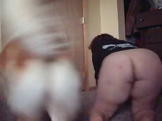 Sexy Bbw Amateur Has Fun With Her Dog