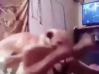 Girl Gets A Surprise Morning Fuck From Her Dog 