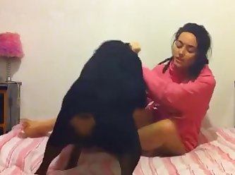 19yr Teen First Fuck With Dog