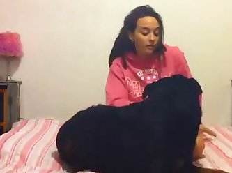 19yr Teen First Fuck With Dog
