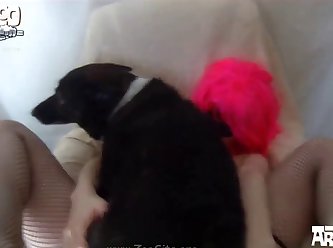 Pinned Beth's Blonde Hair Up In A Bun To Allow