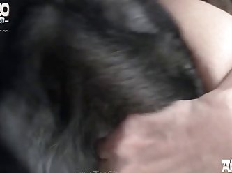 Disposition The Dog Mounted On Her Back. The Dog Was