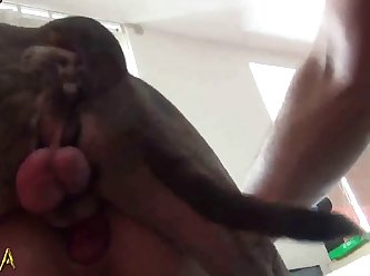 Cock But Her Unused Rectal Chute Was Far Too Narrow